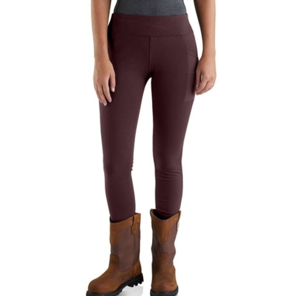 Carhartt Pants - New Carhartt Force Fitted Lightweight Utility Legging Blackberry XS‎